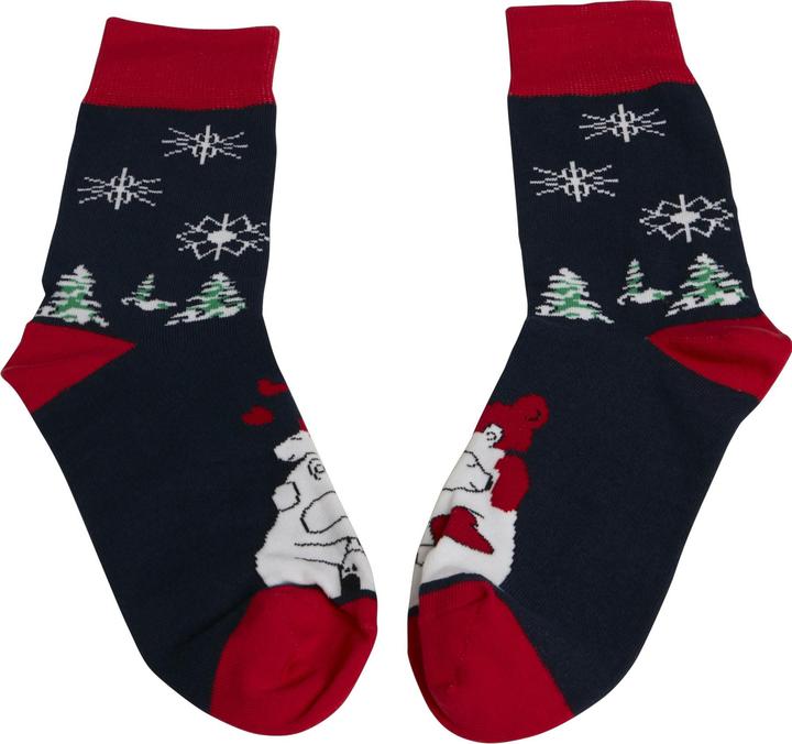 Produktbild Urban Classics Christmas Socks Set Icebear (3er Pack, 35 - 38)