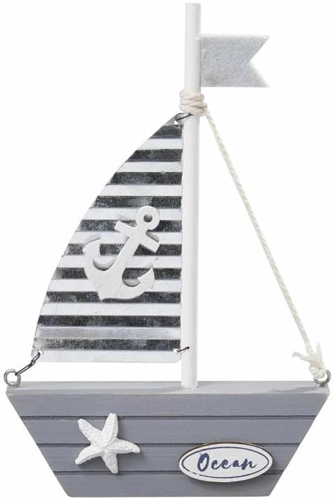 Produktbild Hobby Fun Mini-Fahrzeug Holz-Segelboot 18.5 x 12 cm