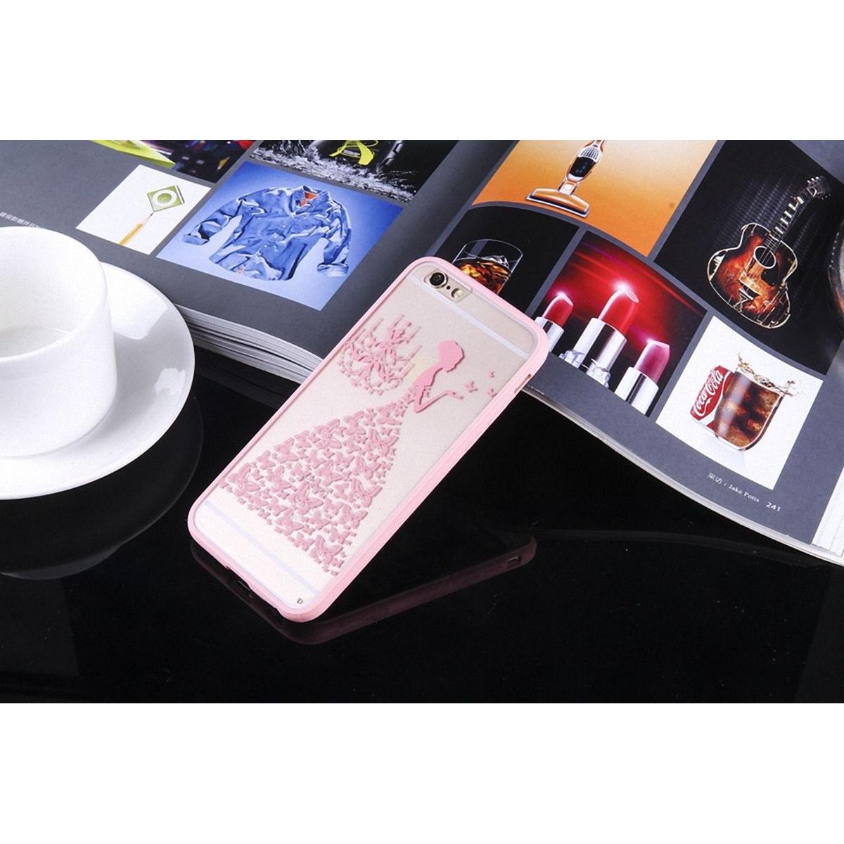 Thumbnail - König Design Apple iPhone SE 2022 Handyhülle Mandala Case Cover Schutzhülle Motiv Bumper Rosa (Apple iPhone SE (3rd Gen)...