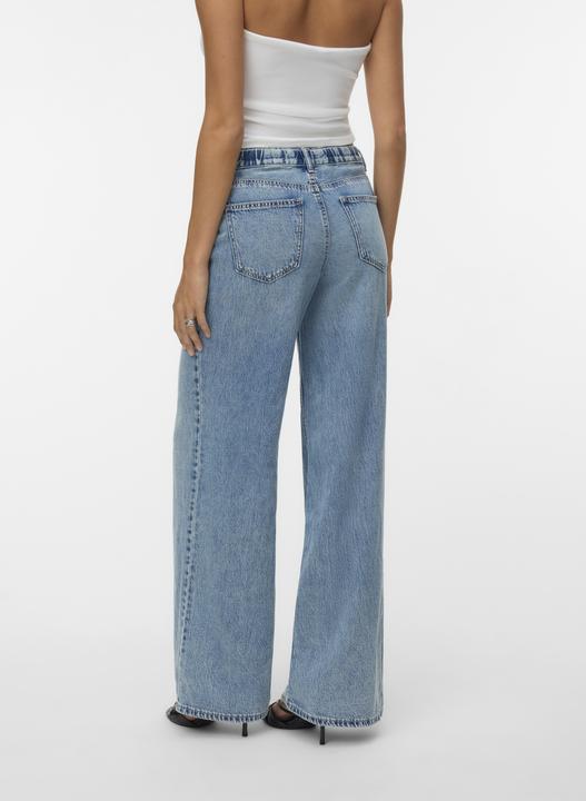 Actual product image Vero Moda VMREMY Mid Rise Gerade geschnitten Jeans Weit geschnitten (W31/L32)