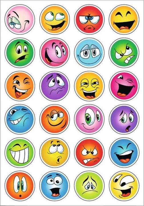 Actual product image HERMA Sticker Emoji (48 Sticker)