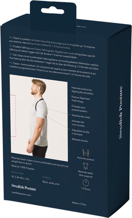 Actual product image Swedish Posture Classic Posture Brace (S, M)