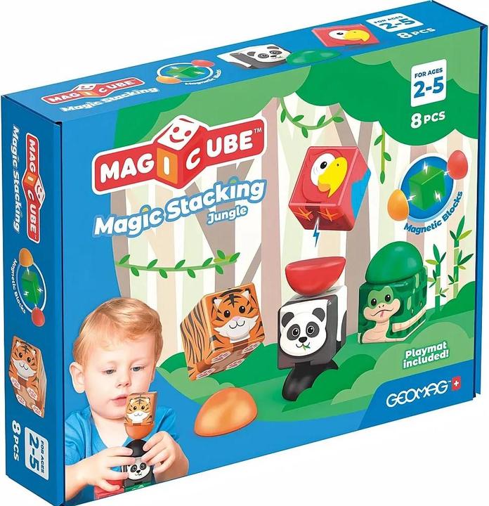 Produktbild Geomag Magicube Blocks Stacking Jungle 8 Teile