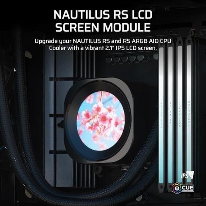 Actual product image Corsair NAUTILUS LCD Module, Black