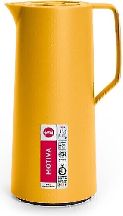 Actual product image Emsa MOTIVA Vacuum Jug 1L Mustard Yellow (1 l)