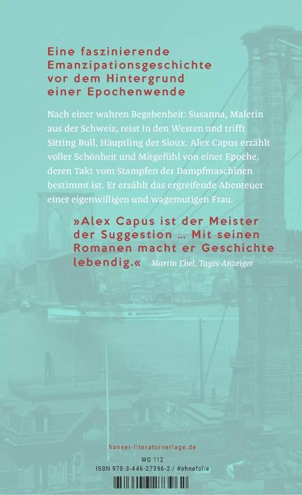 Actual product image Susanna (German, Alex Capus, 2022)
