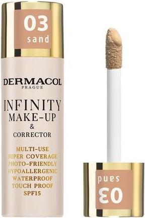 Actual product image Dermacol Infinity Make-Up & Corrector (03 Sand)