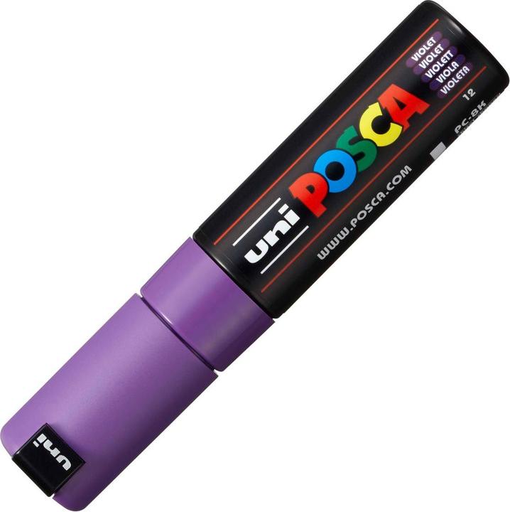 Actual product image Posca Bold Marker PC-8K (Violet, 8 mm, 1 x)