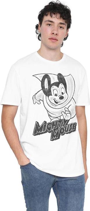 Actual product image Fruit of the Loom Mens Mighty Sketch T-Shirt (4XL)