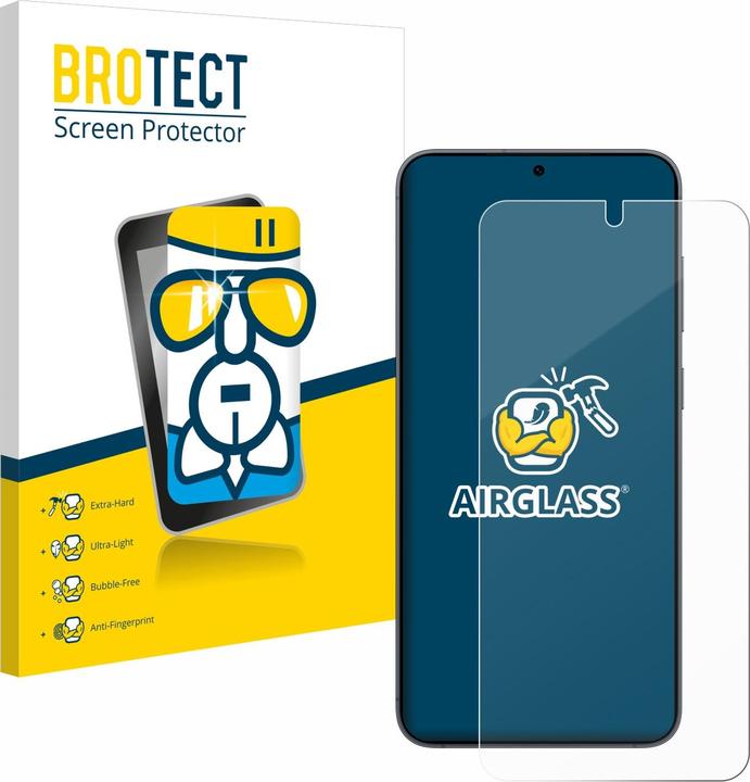 BROTECT Schutzglas Schutzfolie Displayschutz Display Schutz Glas Folie klar (1 Stk., Samsung Galaxy S25)