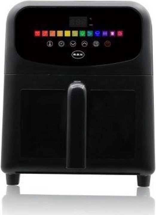 Productafbeelding RGV Fry Type 6 Luchtraam Enkele heteluchtfriteuse van 6 L Onafhankelijk 1700 W Zwart