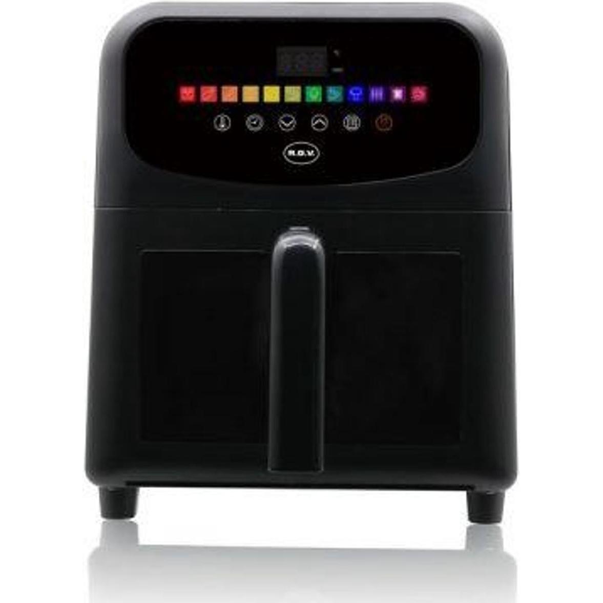 RGV Fry Type 6 Air Window Singolo 6 L Indipendente 1700 W Friggitrice ad aria calda Nero, Friggitrice, Nero