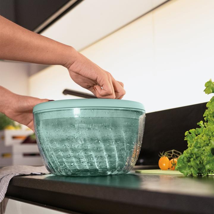 Actual product image Guzzini 170900175 Spin e Store Kitchen Active Design Salad Spinner Green