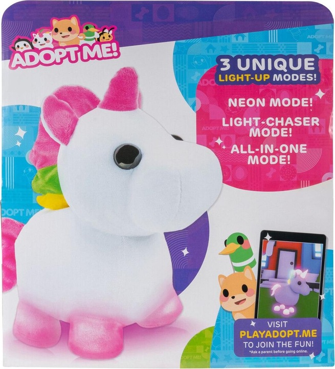 Actual product image Jazwares Adopt Me - Mega Neon Unicorn 30Cm (243-0010) (37.50 cm)