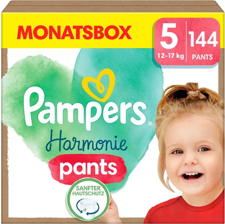 Productafbeelding Pampers Harmonie Pants (Gr. 5, Maandelijks pakket, 144 Stuk)