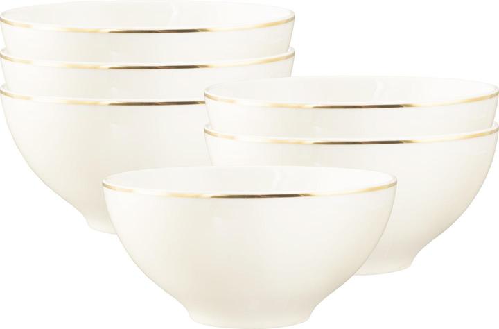 Seltmann Savona Goldlinie Müslischalen (15.70 cm, 0.81 l, 6x)