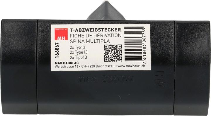 Image du produit Max Hauri Abzweigstecker (Type 13, 2 x)