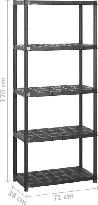 Actual product image vidaXL Lagerregal