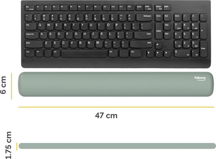 Actual product image Fellowes Breyta salbei Tastatur-Handgelenkauflage 47 cm