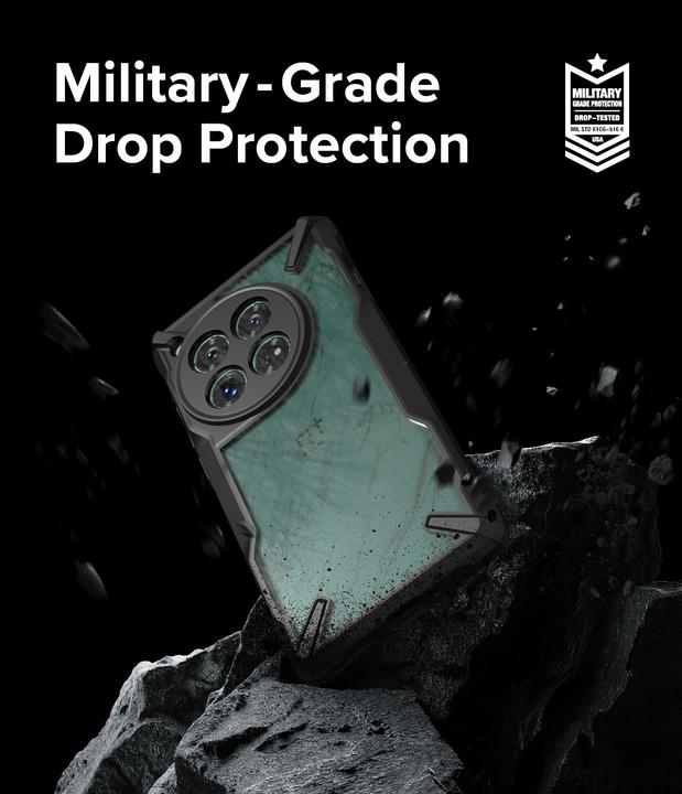 Actual product image Ringke Case for Oneplus 12 FUSION X BLACK (OnePlus 12)