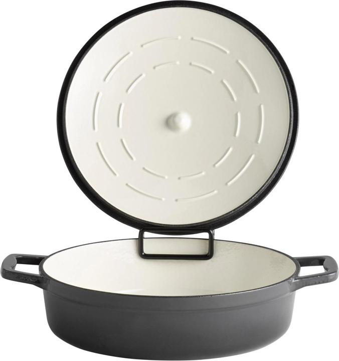 Produktbild APS Bräter mit Deckel "5 STARS" (28 cm, Bräter + Schmortopf, Gusseisen)