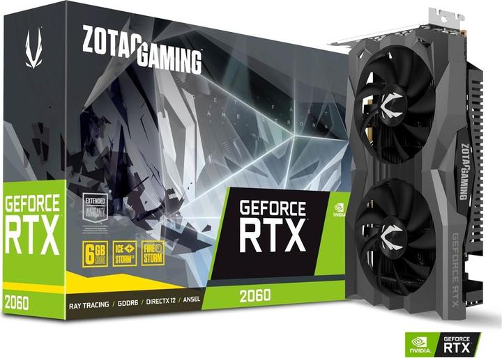 Actual product image Zotac GeForce RTX 2060 Twin Fan (6 GB)