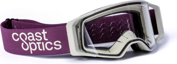 Coast Optics Alta 2 Goggle Driftwood, Band violett mit klarem Glas (Driftwood, Transparent)