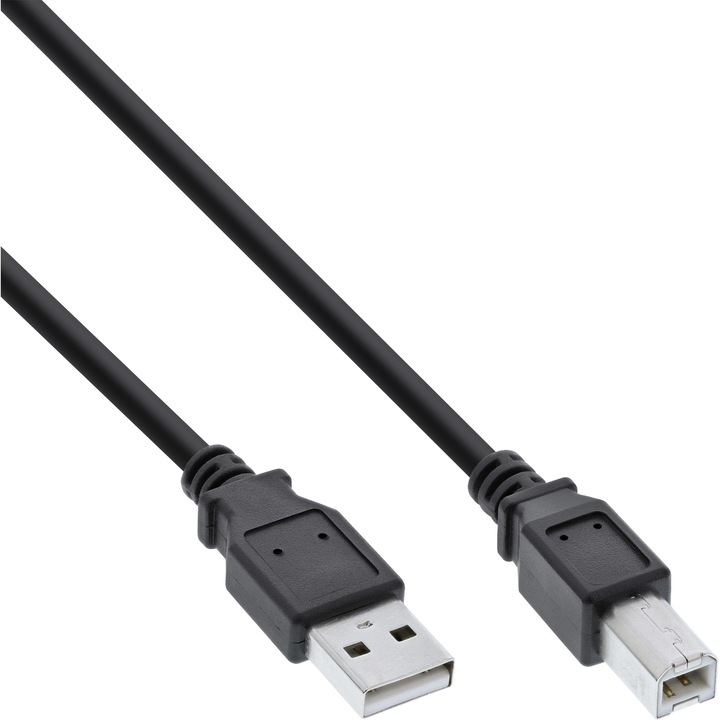 Produktbild InLine USB A – USB B (0.30 m, USB 2.0)