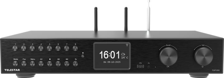 Telestar TOP 550 All-In-One-System (Internetradio, DAB+, FM, Bluetooth, WLAN)