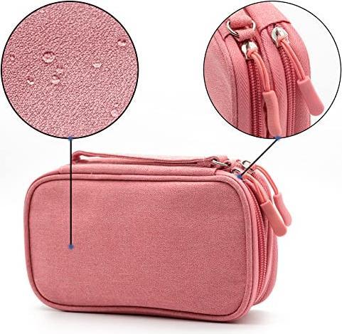 Image du produit Only-Bags.Store Sac organiseur de câbles Petit sac étanche pour câbles Sac double couche avec plaque fixe