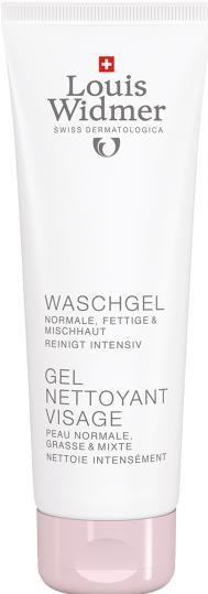 Actual product image Louis Widmer Wash gel unscented (Cleansing gel, 125 ml)