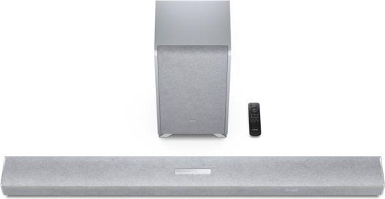 Productafbeelding Sharp Speakers HT-SBW55121(SL) Q 5.1.2 Dolby Atmos/ DTS:X Soundbar with Wireless Subwoofer, Silver | (114 W, 5.1.2 Kanaal)