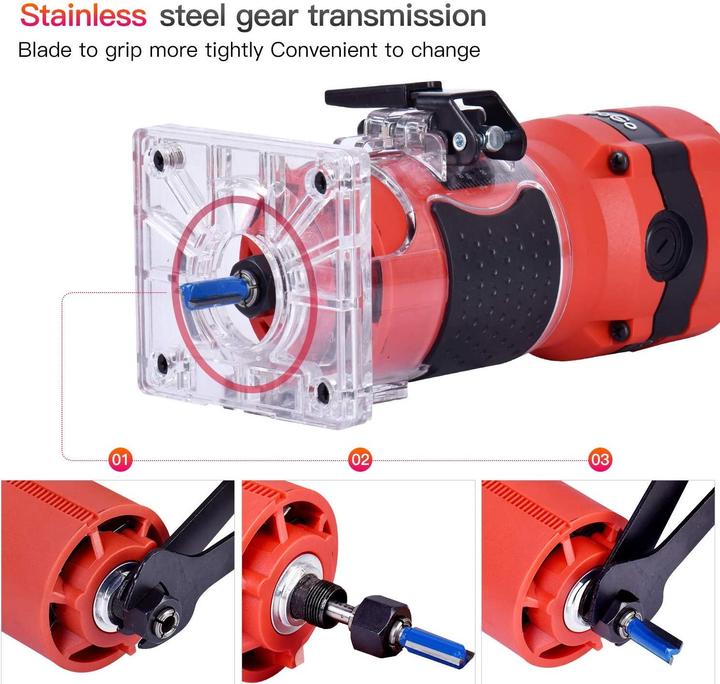 Image du produit CtopoGo Défonceuse 800W, 30000R/MIN