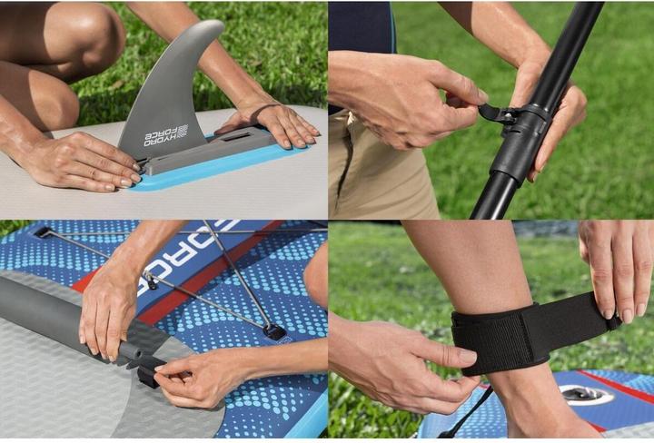 Actual product image Bestway Hydro Force Oceana 2-in-1 Inflatable Stand-Up Paddleboard & Kayak Set 3.05 m