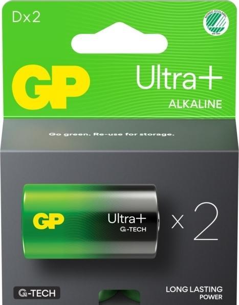 Actual product image GP Batteries GP 13AUP-C2 A21 / D / LR20 ULTRA PLUS Battery (2 pcs., D)