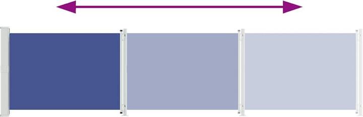 Actual product image vidaXL Seitenmarkise (6 m)
