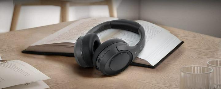 Actual product image Muse M-295 Wireless headphones ANC, Black (ANC, 60 h, Wireless)