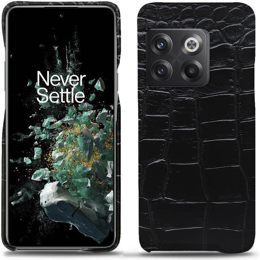 Noreve Lederschutzhülle (OnePlus 10T), Smartphone Hülle, Schwarz