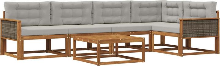 Braun, Light Grey, Natural