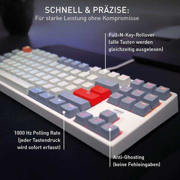 Image du produit CHERRY Clavier XTRFY K4V2 TKL, rétro (FR, Filaire)