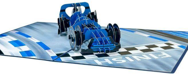 Actual product image MU Classic 3D Pop-Up Grusskarte Formel 1 Rennwagen (1 pcs.)