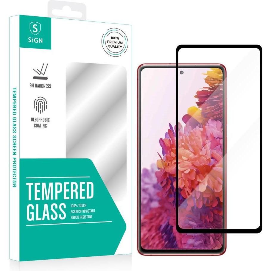 SIGN Protezione dello schermo 2.5D in vetro temperato per Samsung Galaxy S20 FE (Samsung Galaxy S20 FE), Pellicola protettiva smartphone