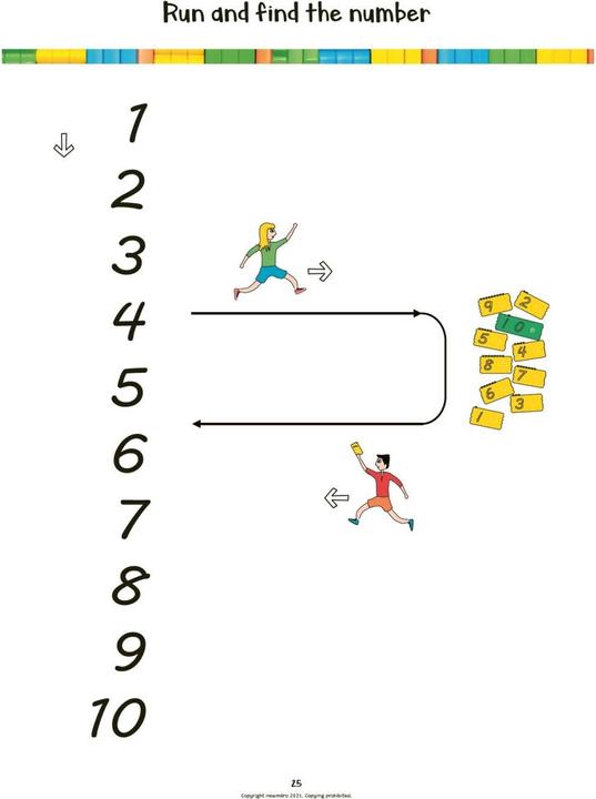 Image du produit Newmero Workbook for children 3 - 6 years old (Anglais)