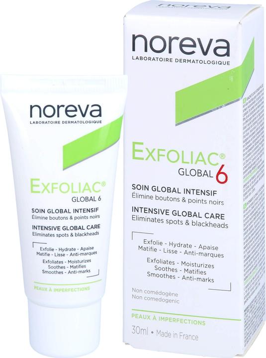 Produktbild Noreva Global 6 Haut mit Akne Creme (30 ml, Tagescreme)
