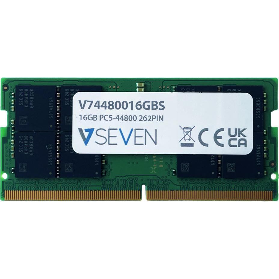 V7 16GB DDR5 PC5-44800 262PIN (1 x 16GB, 5600 MHz, DDR5-RAM, SO-DIMM), RAM