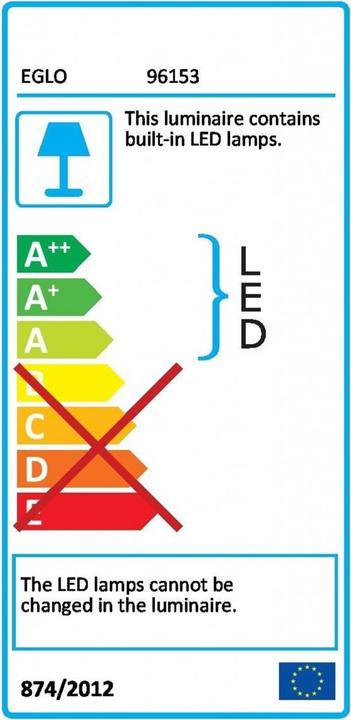 Energie-Label EGLO Salobrena 1 (4300 lm)