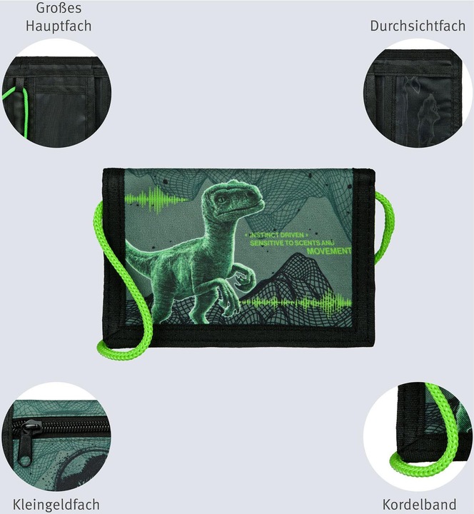 Actual product image Undercover Jurassic World wallet 13 cm x 8 cm