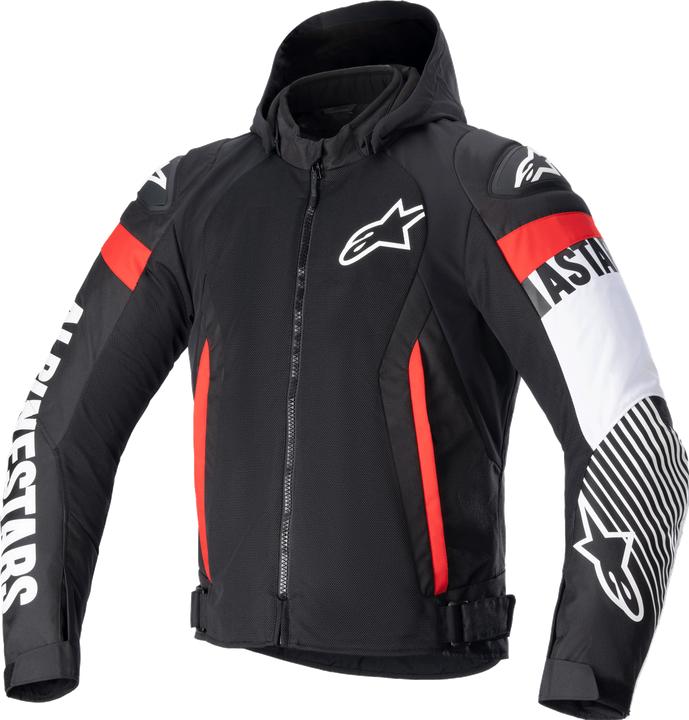 black white red fluo