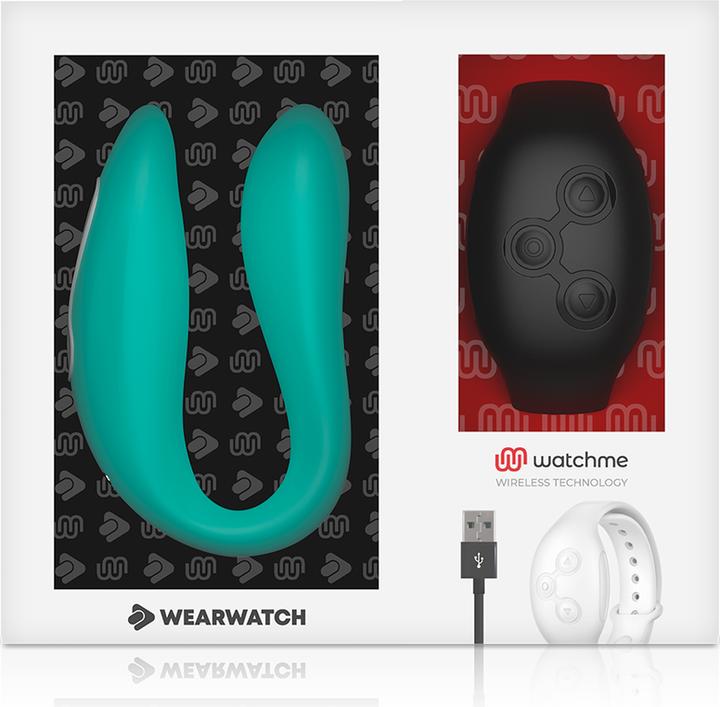 Actual product image Wearwatch Dual Pleasure Wireless Technology Watchme Aquamarine / Jet Black