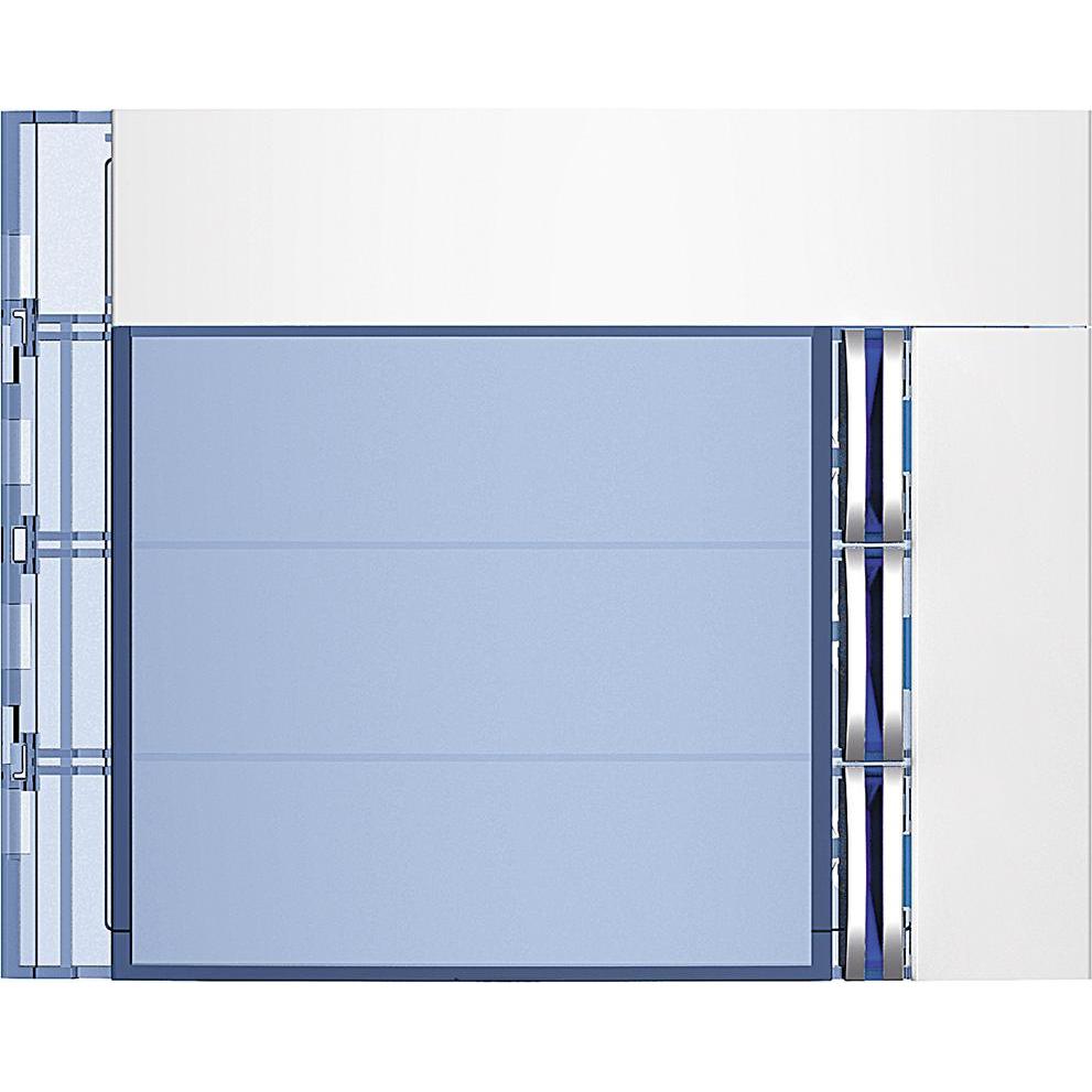 Legrand, Zubehör Gebäudesicherheit, Frontblende Ruftastmodul 3Rt Allwhite